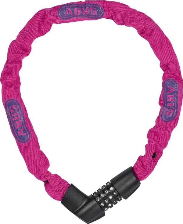 Abus Fahrradschloss Tresor, Neon Pink 1