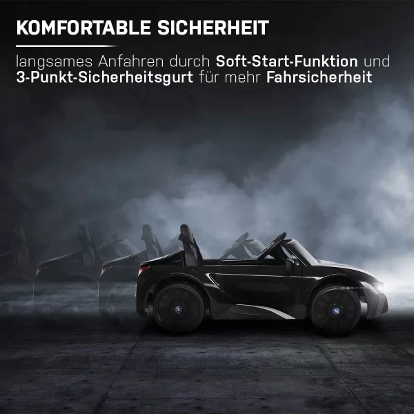 Actionbikes Motors Elektroauto BMW I8 In Schwarz 4