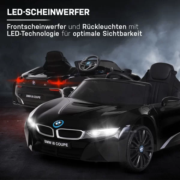 Actionbikes Motors Elektroauto BMW I8 In Schwarz 5