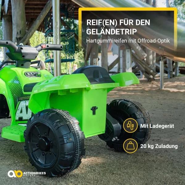 Actionbikes Motors Elektroquad Quad Jumpy In Camouflage 4