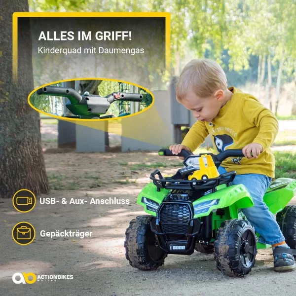 Actionbikes Motors Elektroquad Quad Jumpy In Camouflage 5