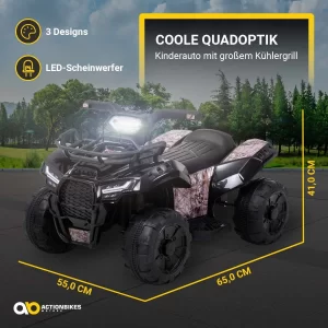 Actionbikes Motors Elektroquad Quad Jumpy In Camouflage 20