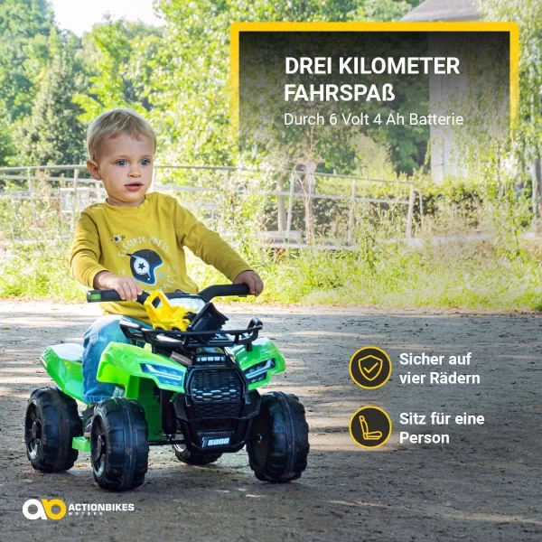 Actionbikes Motors Elektroquad Quad Jumpy In Camouflage 8