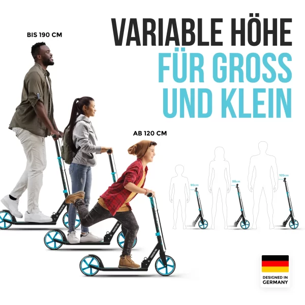 Apollo® City Scooter ” Phantom Pro ” In Blau 4