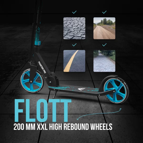 Apollo® City Scooter ” Phantom Pro ” In Blau 5