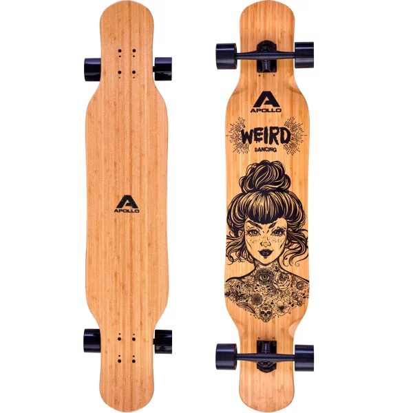 Apollo® Dancer Longboard ” Weird ” In Holz 1