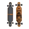 Apollo® Twin Tip DT Fiberglas Longboard ” Weird ” In Holz 10