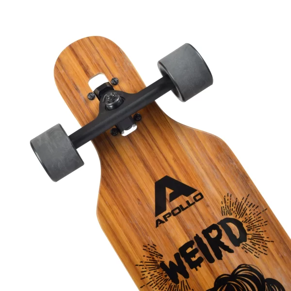 Apollo® Twin Tip DT Fiberglas Longboard ” Weird ” In Holz 5