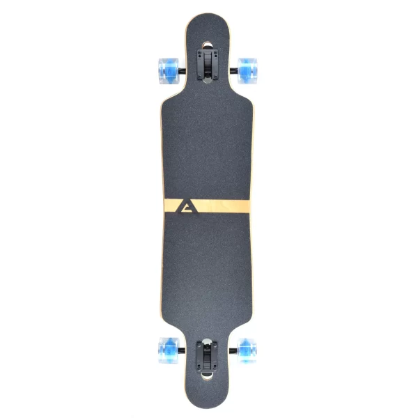 Apollo® Twin Tip DT Longboard ” Galaxy – LED Wheels ” In Blau/grün/schwarz 4