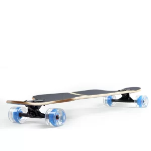 Apollo® Twin Tip DT Longboard ” Galaxy – LED Wheels ” In Blau/grün/schwarz 22