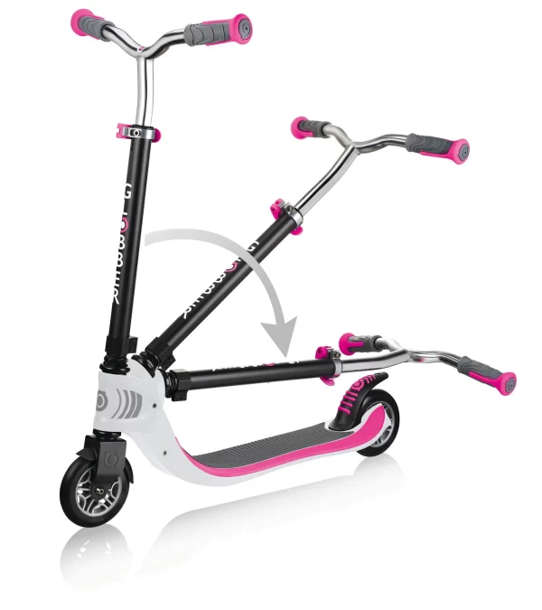 Authentic Roller Flow Foldable 125 Scooter In Pink 5
