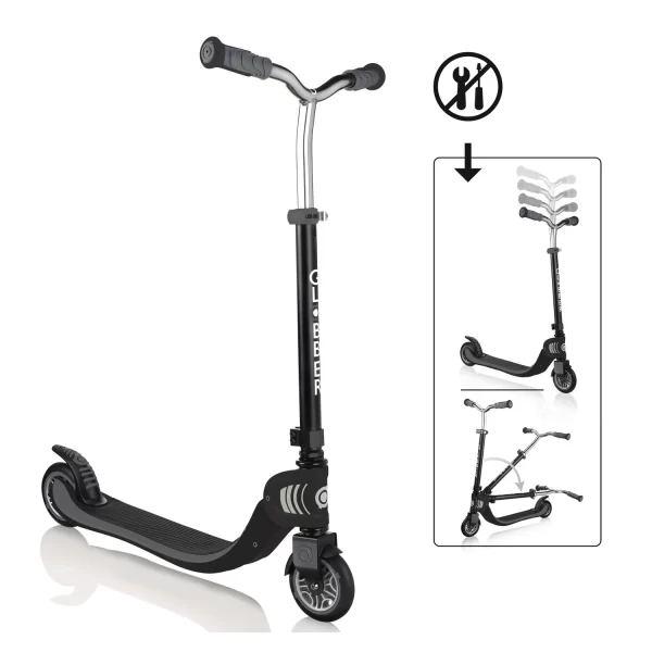 Authentic Roller Flow Foldable 125 Scooter In Schwarz 3