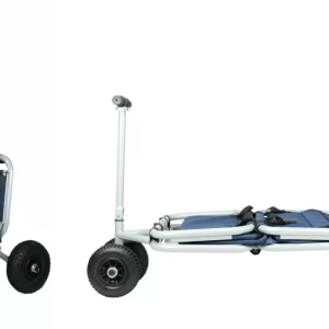 Beachtrekker LiFe Faltbarer Bollerwagen + Bremse, Klappbarer Handwagen (Braun) 31