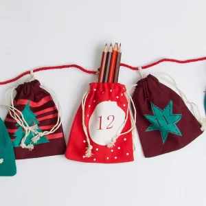 BeaLena® Adventskalender Girlande, 274 X 15 Cm 6