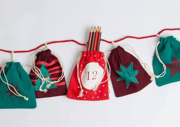 BeaLena® Adventskalender Girlande, 274 X 15 Cm 3