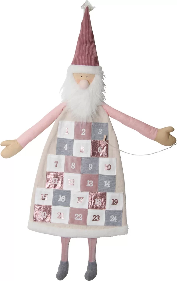 BeaLena® Adventskalender Nikolaus Rosa, 50 X 106 Cm 1