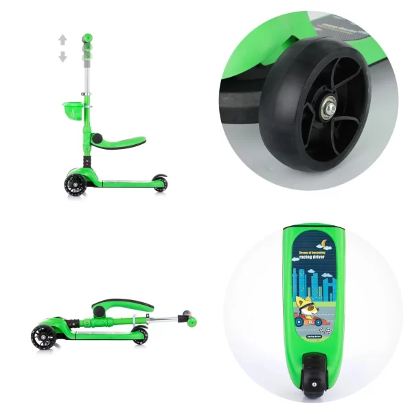 Chipolino Kinderroller Neo Rider 2 In 1 In Grün 4