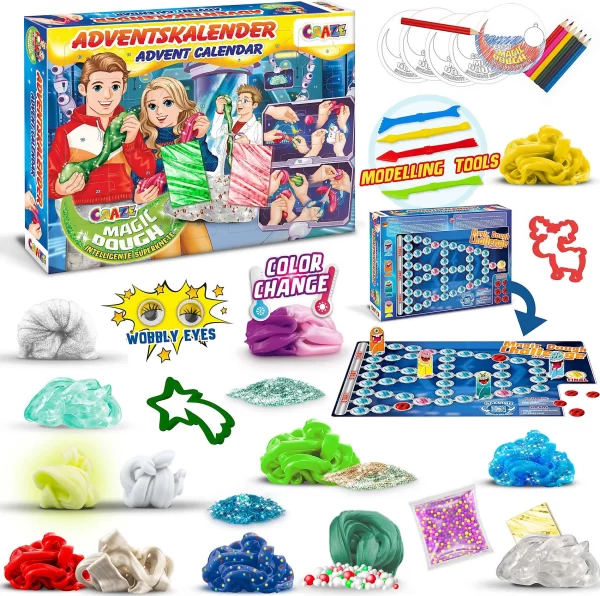 CRAZE Adventskalender Magic Dough 4