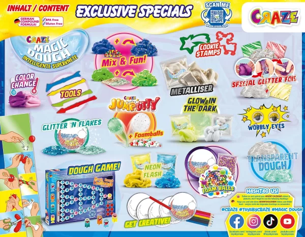 CRAZE Adventskalender Magic Dough 7