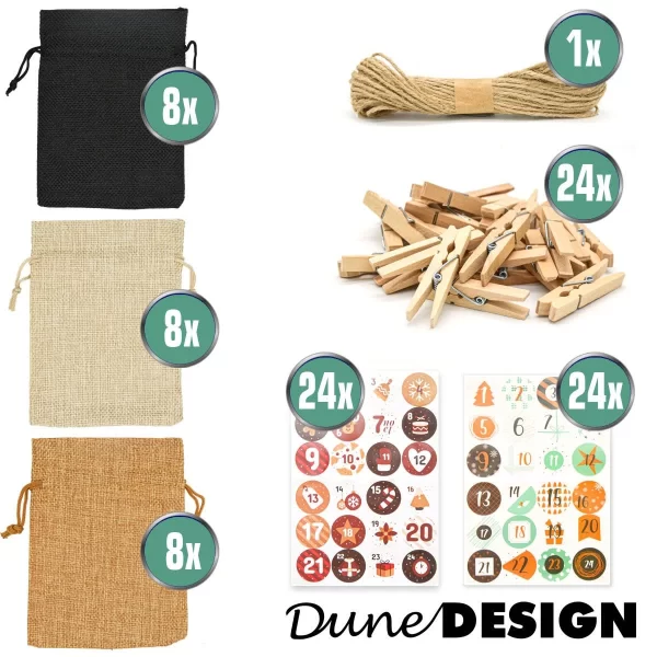 Dunedesign Adventskalender Zum Befüllen In Braun 9