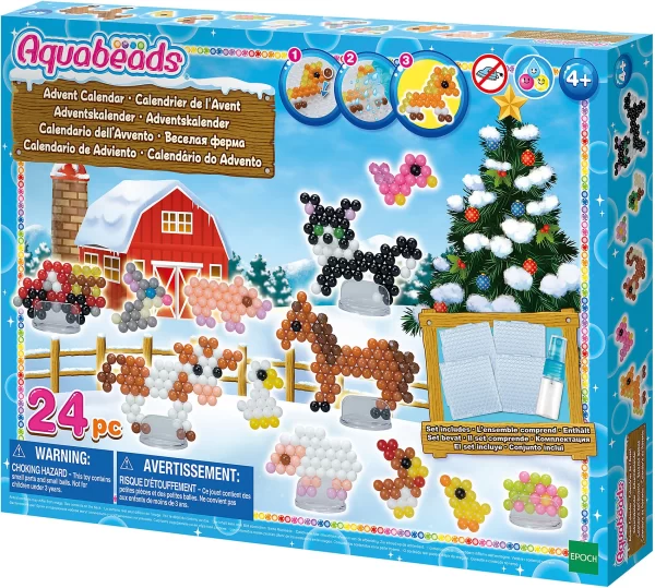 Epoch Aquabeads Adventskalender 2019 Bauernhof 1