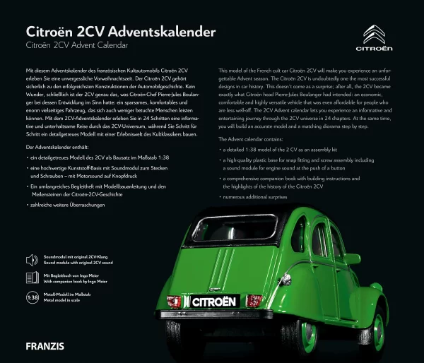 Franzis Adventskalender Citroen 2 CV “Ente” 5