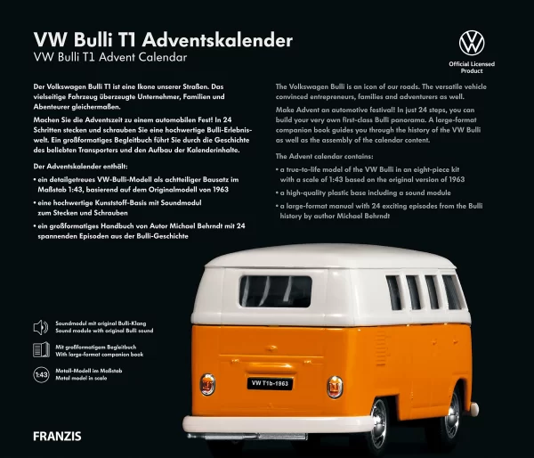 Franzis Adventskalender VW Bulli 5