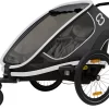 Hamax Fahrradanhänger OUTBACK Zweisitzer (incl. Bicycle Arm & Stroller Wheel)… 14