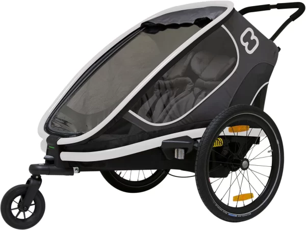 Hamax Fahrradanhänger OUTBACK Zweisitzer (incl. Bicycle Arm & Stroller Wheel)… 1