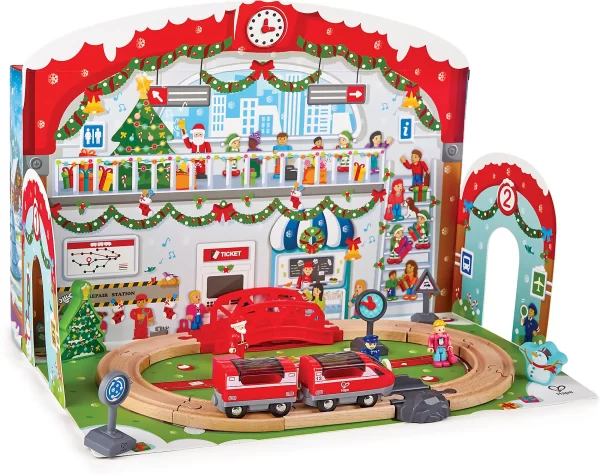 Hape Toys Adventskalender Hauptbahnhof 1