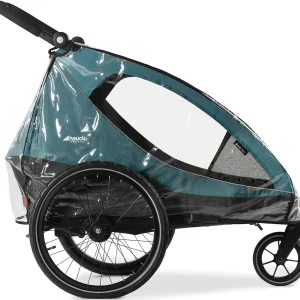 HAUCK Regenverdeck Für Fahrradanhänger Dryk Duo 18