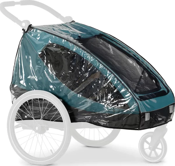 HAUCK Regenverdeck Für Fahrradanhänger Dryk Duo 1