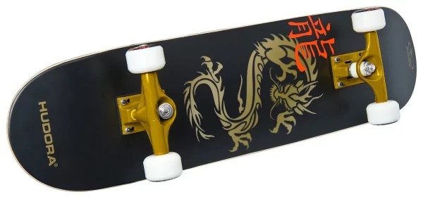 HUDORA Skateboard ABEC 7 “Golden Dragon” 1