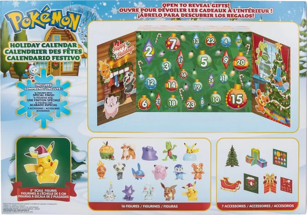 JAZWARES Pokémon – Battle Figures Adventskalender 4