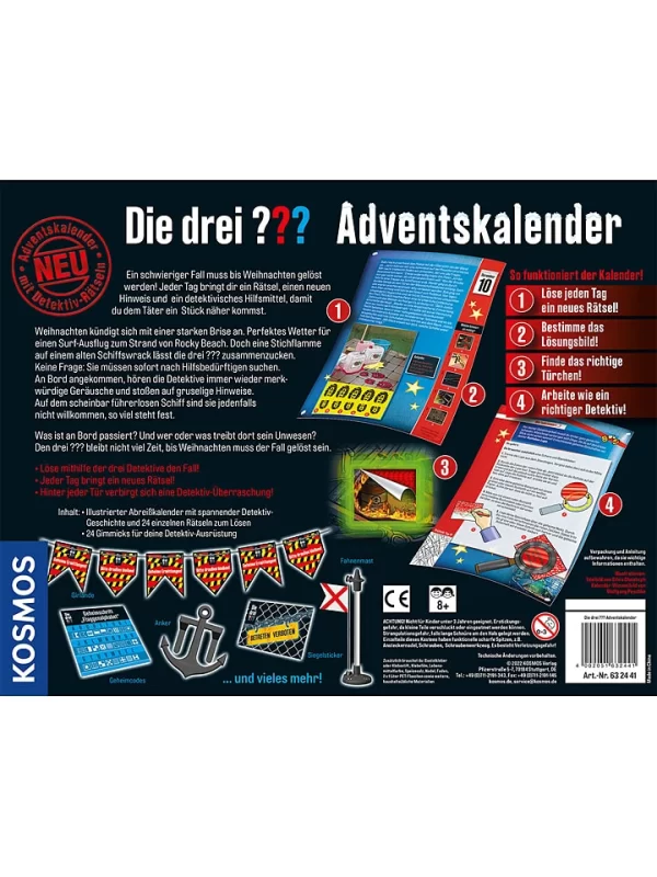 Kosmos Adventskalender “Die Drei ???” – Ab 8 Jahren 3