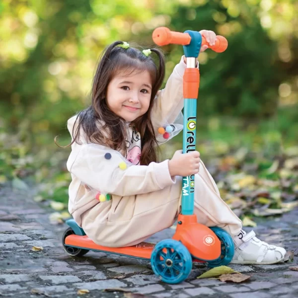 Lorelli Kinderroller Tamtam 3 Räder In Orange 8