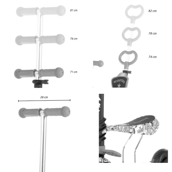 Lorelli Scooter Smart Plus 5 In 1 In Blau 7