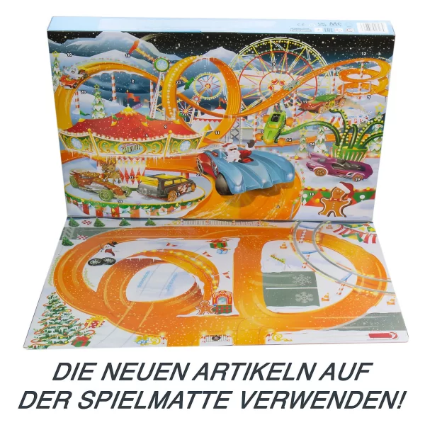 MATTEL Hot Wheels Kinder-Adventskalender 2022 Inkl. 8 Spielzeug-Autos In 1:64 6