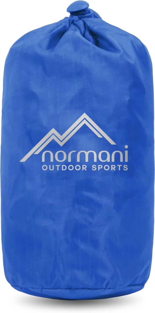 Normani Outdoor Sports Regenüberzug Für Fahrrad-Kindersitze BiSeat In Blau 3
