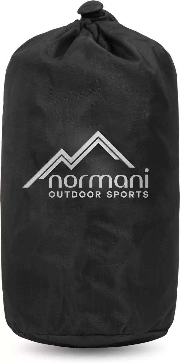 Normani Outdoor Sports Regenüberzug Für Fahrrad-Kindersitze BiSeat In Schwarz 3