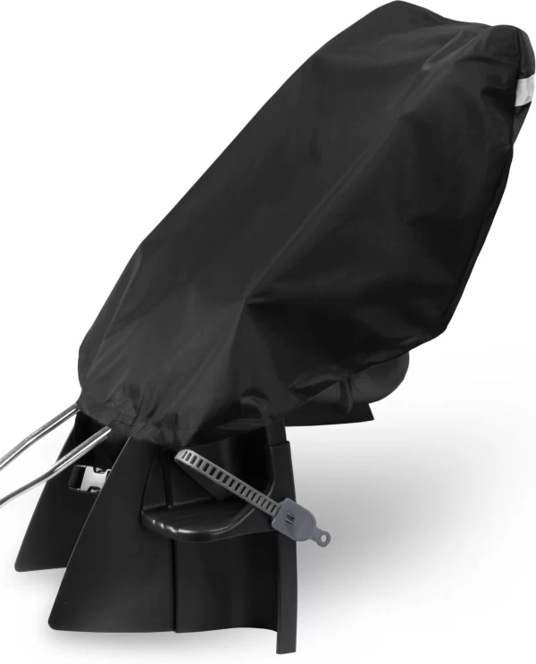 Normani Outdoor Sports Regenüberzug Für Fahrrad-Kindersitze BiSeat In Schwarz 1