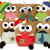 PAPIERDRACHEN Adventskalender Eulen – Vorgestanzt – Rot (Plus Mützen Zugabe Zum Aufkleben… 11
