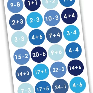 PAPIERDRACHEN Adventskalender Geschenktüten-Set Blau – Mit Klammern 9