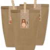 PAPIERDRACHEN Adventskalender Geschenktüten-Set Waldtiere – Mit Klammern 10