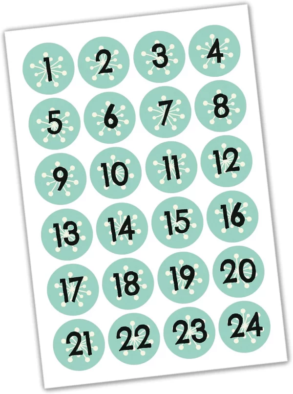 PAPIERDRACHEN Adventskalender Kisten Bedruckt – Weihnachtsmann 4