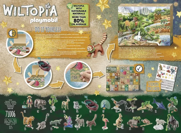 Playmobil 71006 DIY Adventskalender: Tierische Weltreise 4