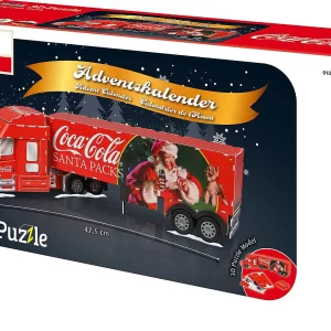 Revell Adventskalender Coca-Cola Weihnachtstruck, 3D Puzzle, 83 Teile, 42,5 Cm 12