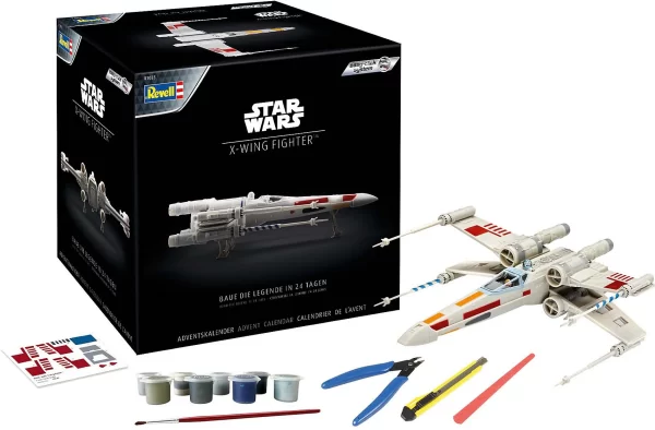Revell Adventskalender Star Wars X-Wing Fighter Easy-click-system, Bausatz Zum… 1