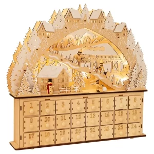 Small Foot LED-Adventskalender “Skivergnügen” Zum Befüllen 9