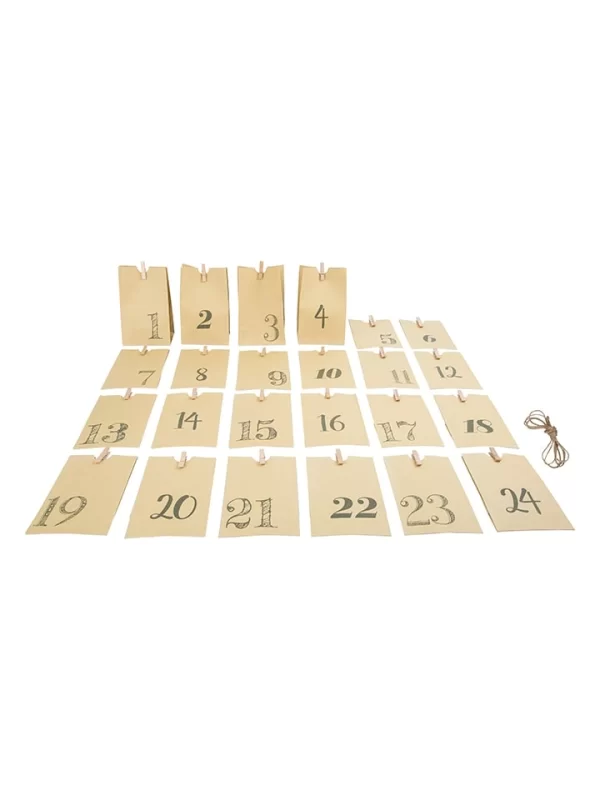 Small Foot Papiertüten-Adventskalender Zum Befüllen 3